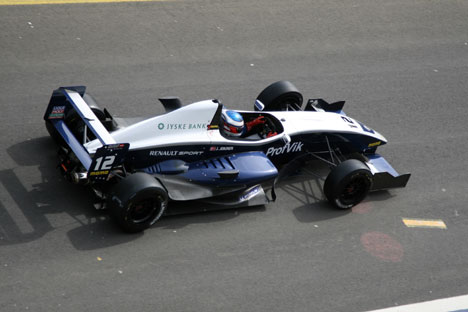 Johan til test i Hockenheim tidligere på året.