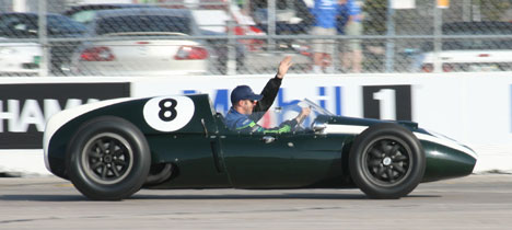 David Brabham i sin fars Cooper T51