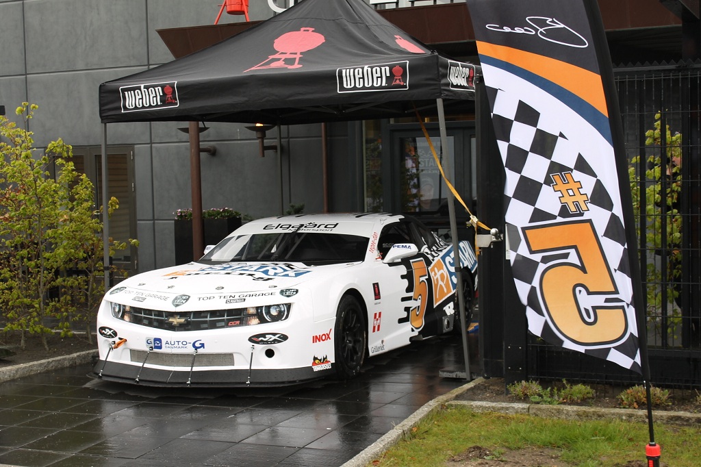 En af Elgaard Motorsports nye biler blev præsenteret