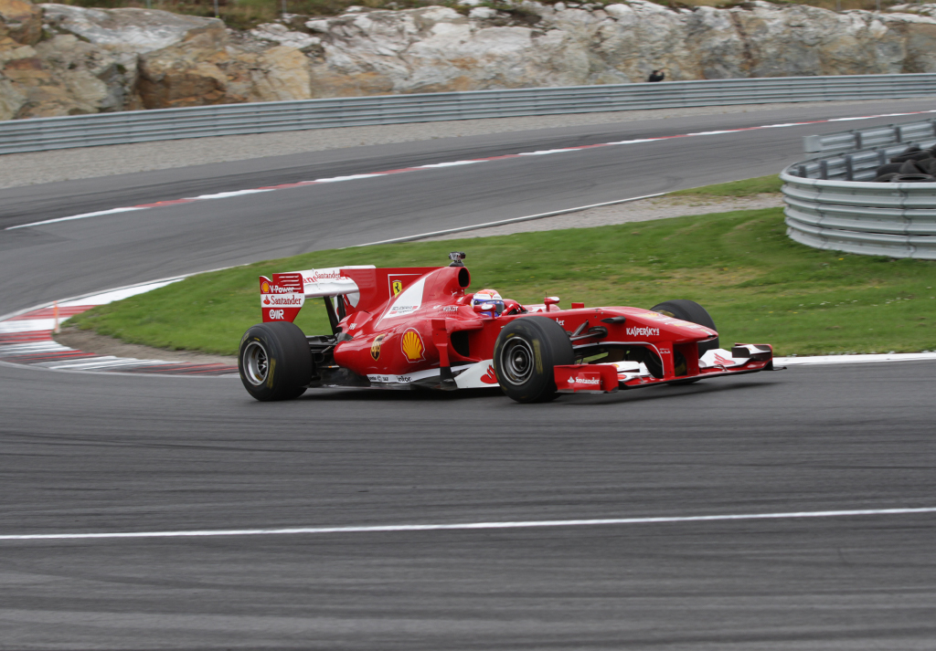 Ferrari og Marc Gene
(Foto: Motorsporten.dk)