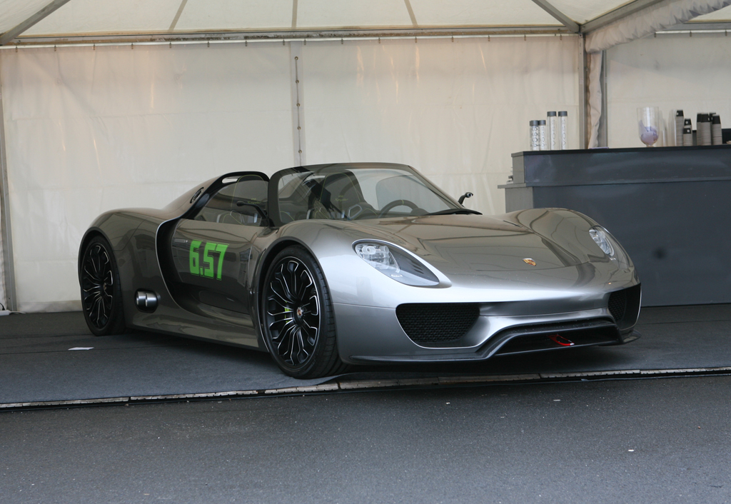 Porsche viste sin 918 model
(Foto: Motorsporten.dk)