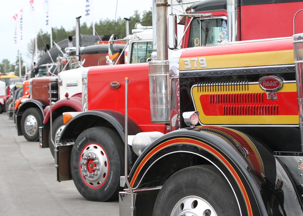 Masser af flotte trucks var udstillet
(Foto: Motorsporten.dk)