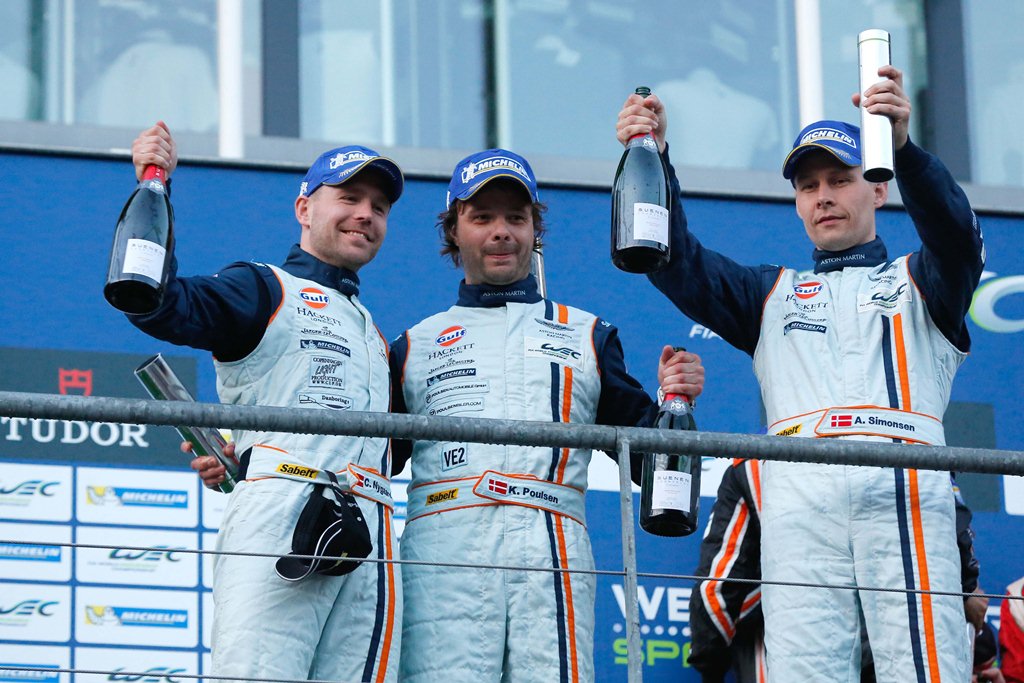 Nygaard, Poulsen og Simonsen
(Foto: Aston Martin Racing)