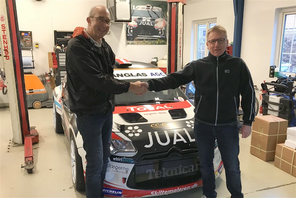 Nu er den din - Ib Kragh overlod sin Citroen DS3 R5-racer til Rolf Grybb
